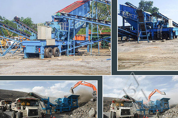 What are the advantages of the mobile crushing station for gravel crushing?