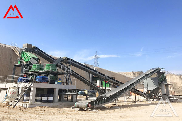 Ensure that the output of the sand production line starts from the installation