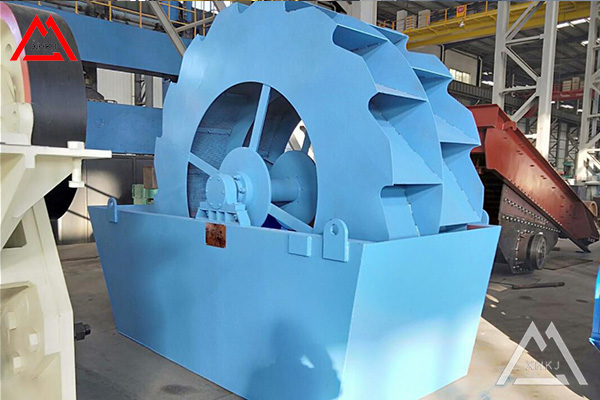 What is the role of bucket sand washing machine in the production line?